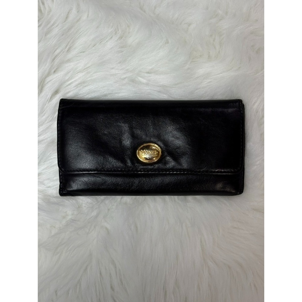 Monet Black Leather Wallet